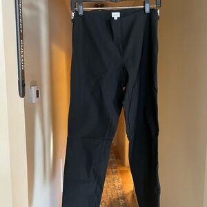 Vintage Cache women's Elegant Black Dress Pants with zipper accents